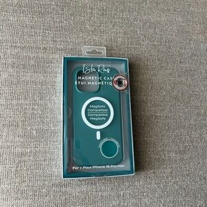 Teal Magnetic Case for iPhone 16 Pro Max